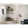 Escalera caracol modelo kloe 120 diámetro altura máxima hasta 3,06 mt