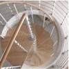 Escalera caracol modelo kloe 120 diámetro altura máxima hasta 3,06 mt