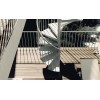 Escalera caracol en kit modelo  F20Z-RD exterior acero galvanizado