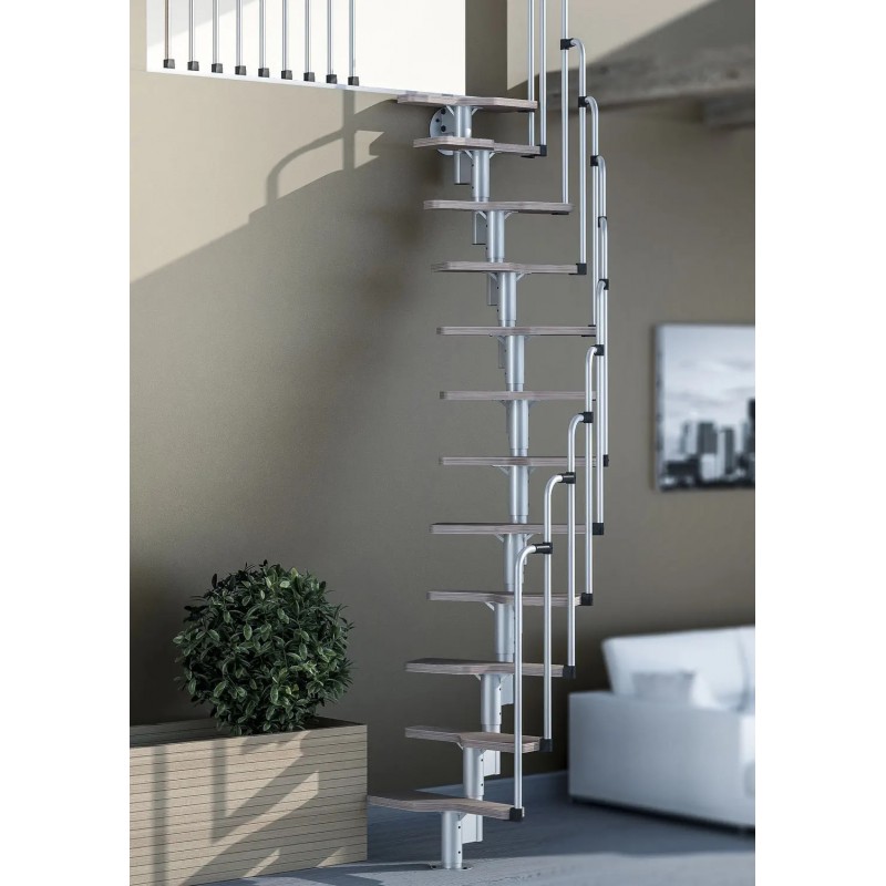 Escalera plegable compacta 2 peldaños | Brico Depôt