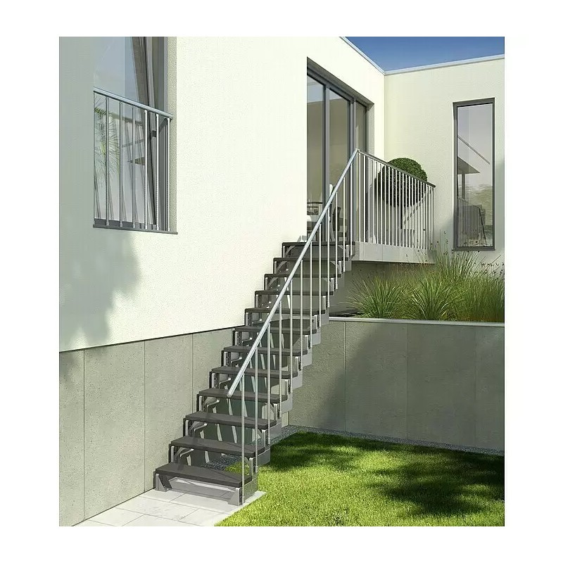 Escalera  recta modelo GARDENTOP para exterior