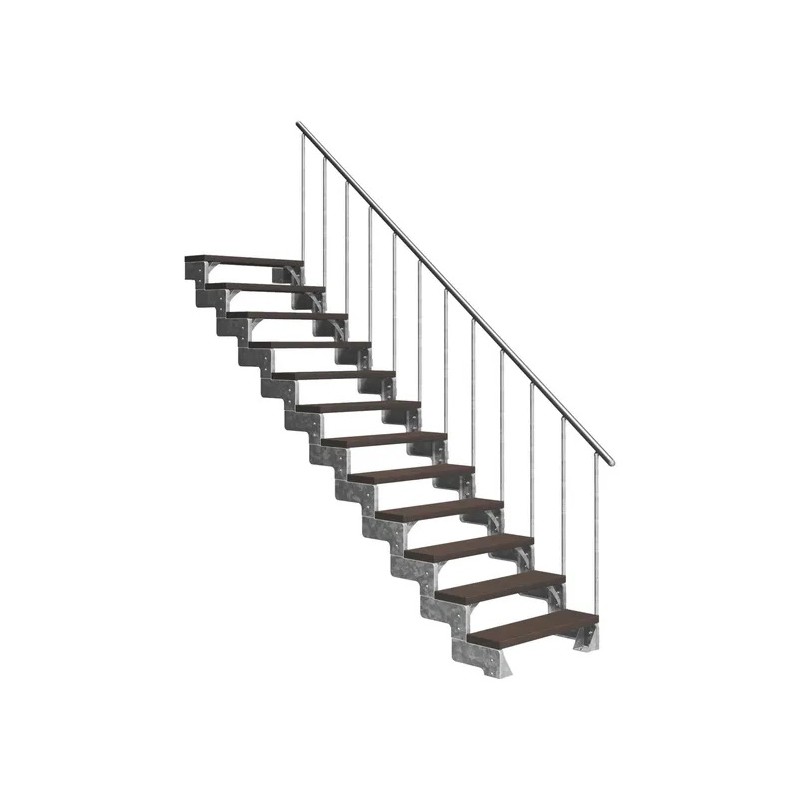 Escalera  recta modelo GARDENTOP para exterior